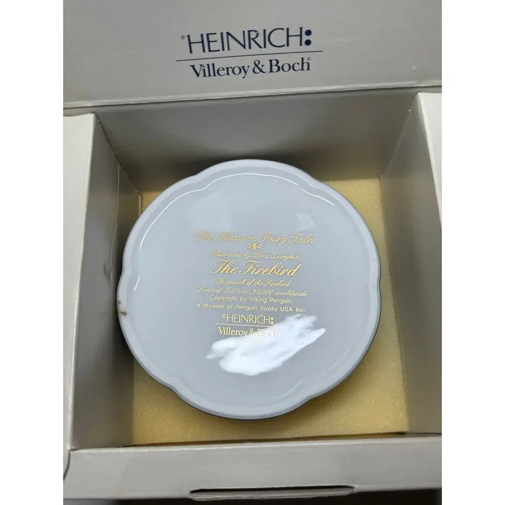 Heinrich Villeroy Boch Firebird Trinket Box W Germany LE